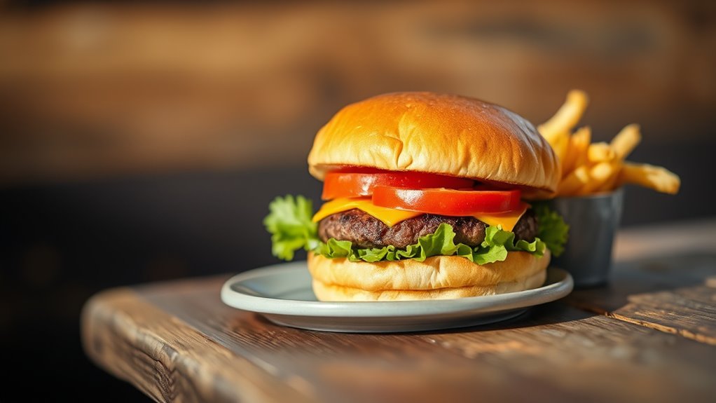 affordable customized single burger