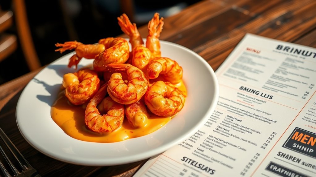 affordable shareable spicy shrimp