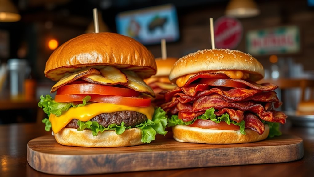 bold flavorful burger options