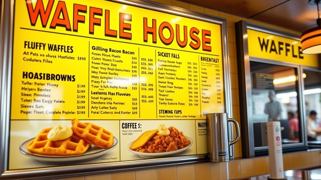 budget friendly waffle house prices