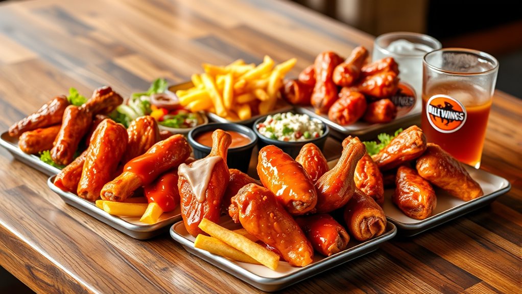 buffalo wild wings menu