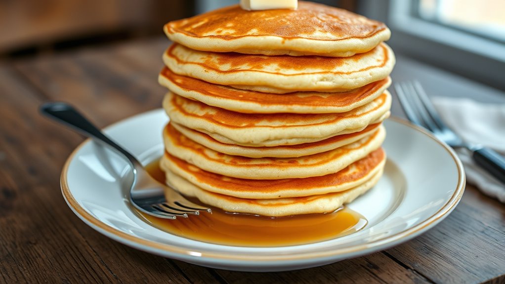 costly large crepe like pancakes