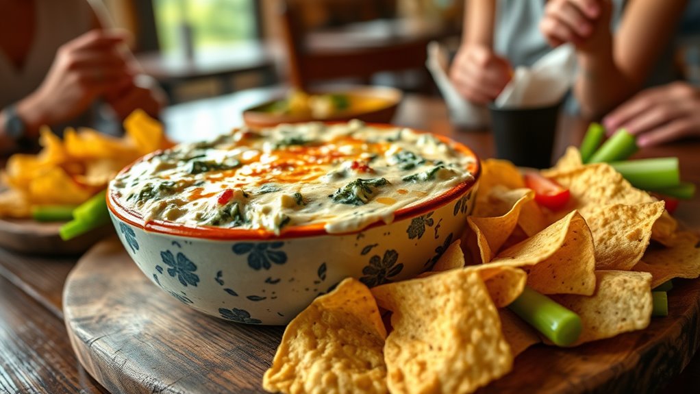 creamy spinach artichoke dip