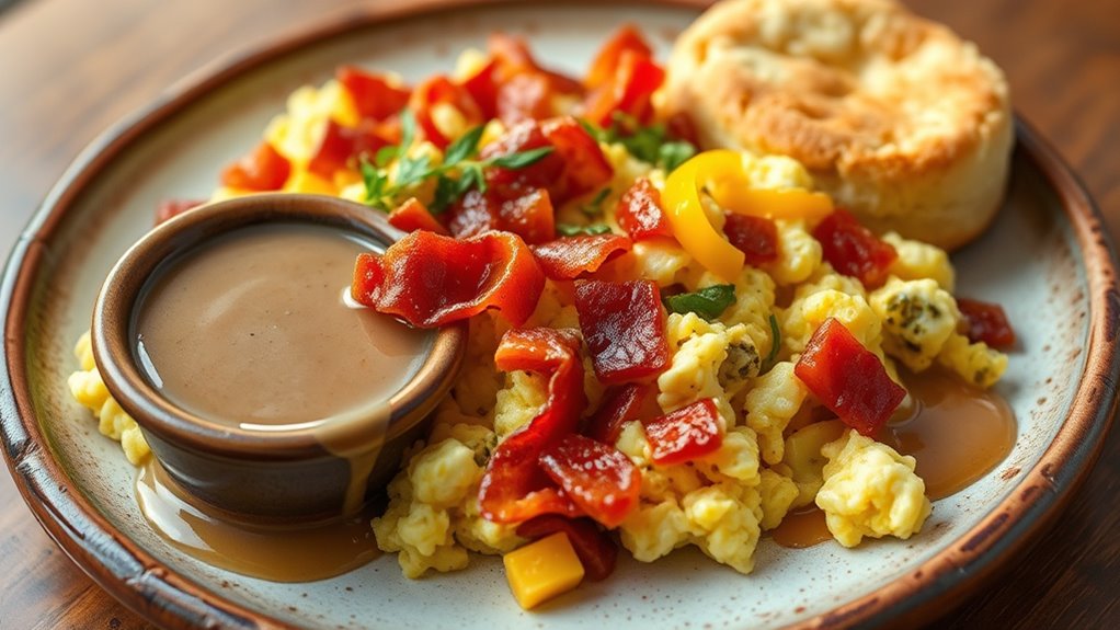 hearty southern breakfast scramble
