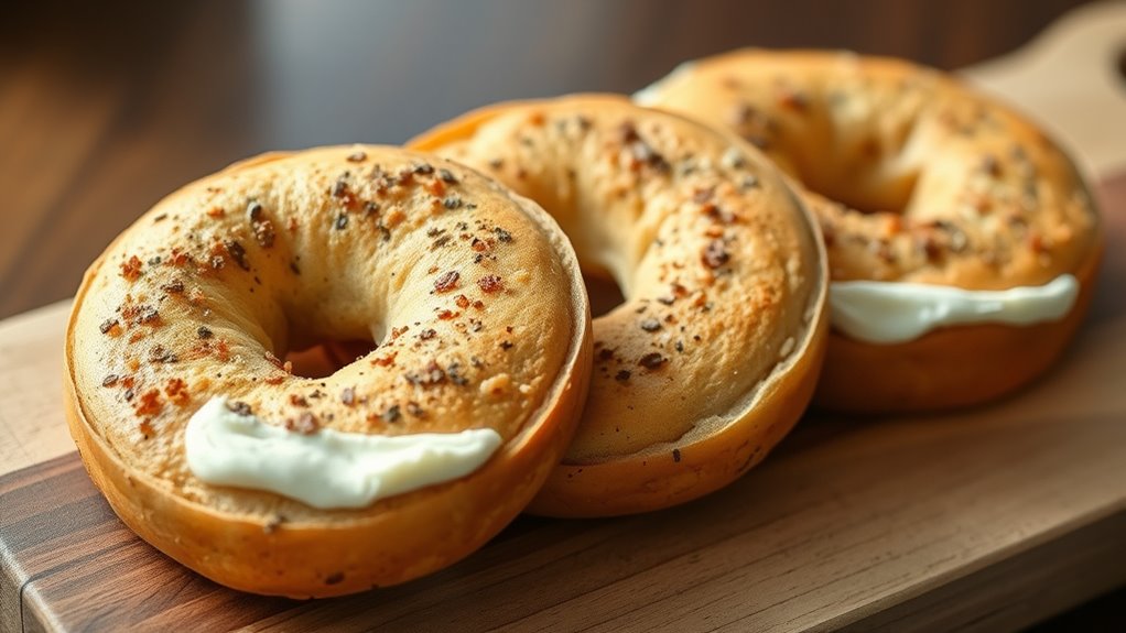 light customizable bagel breakfast