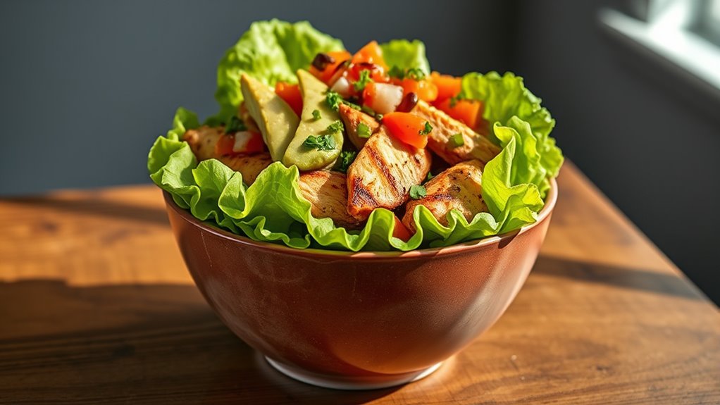 low carb customizable chipotle bowl