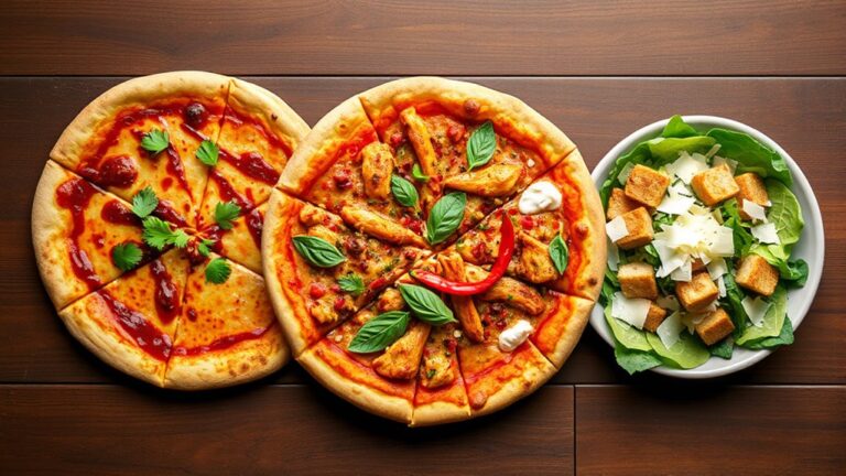 popular california pizza selections