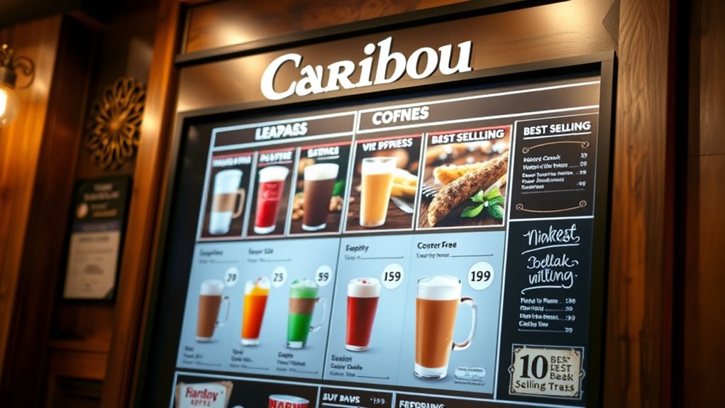 popular customizable coffee prices