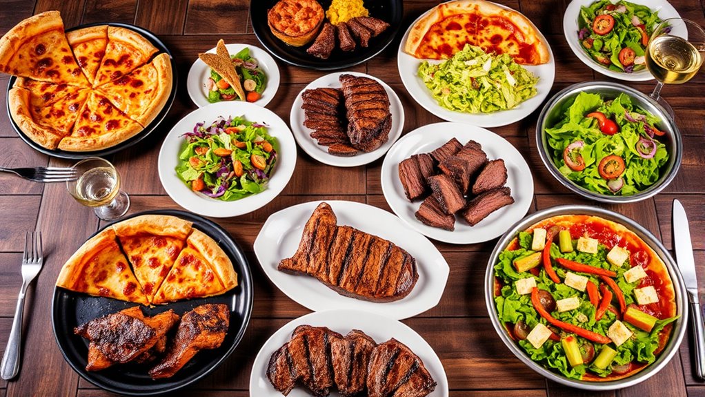 popular entrees and prices