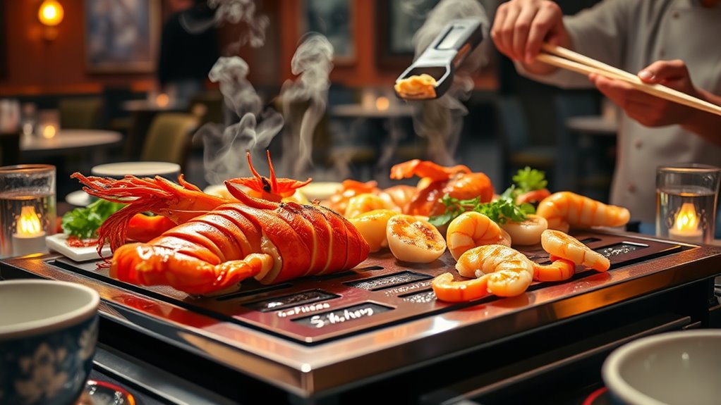 seafood options and pricing