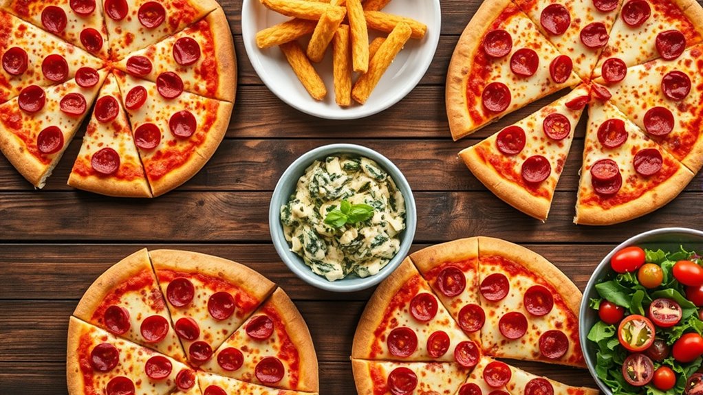 shareable pizzas for groups