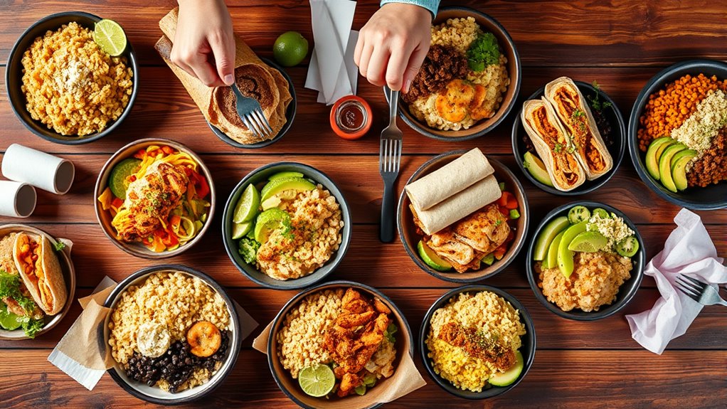 shared customizable meal options
