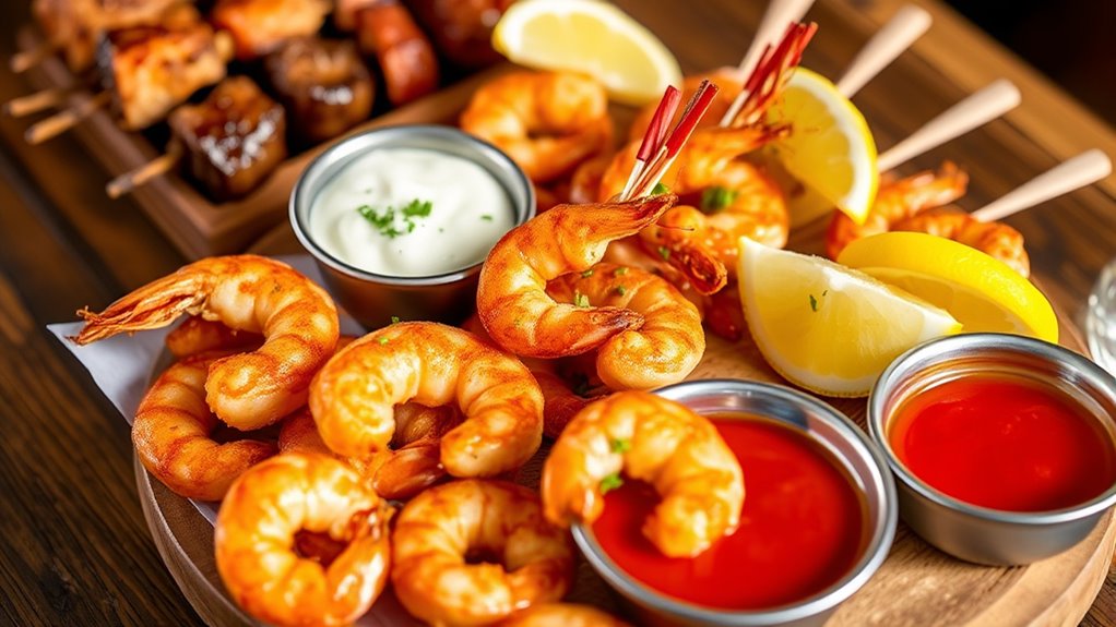 shared shrimp platter options