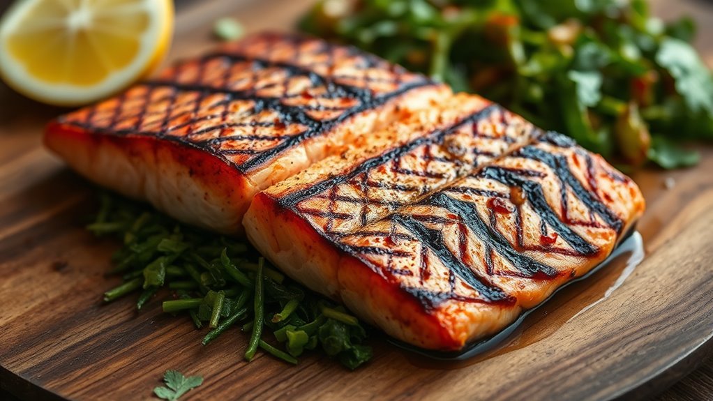 smoky tender grilled salmon