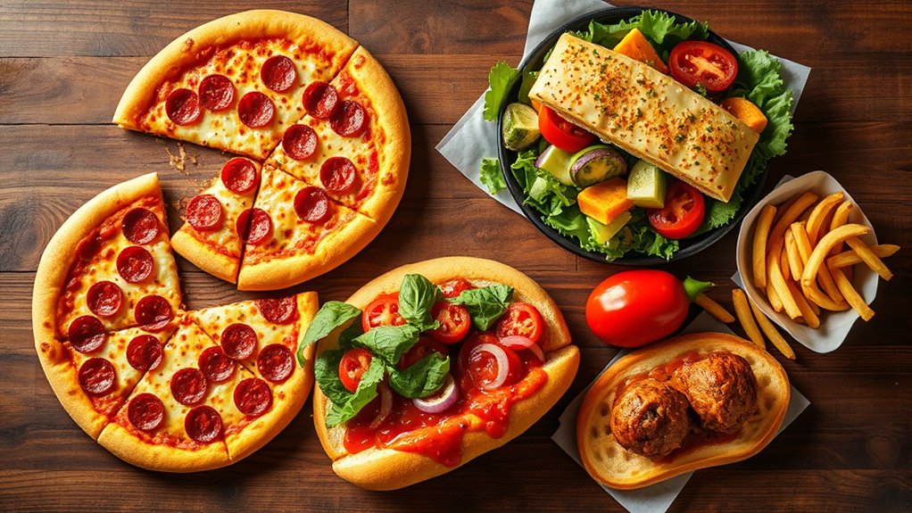 top 5 donatos menu