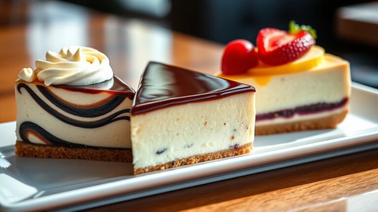 top cheesecake menu choices