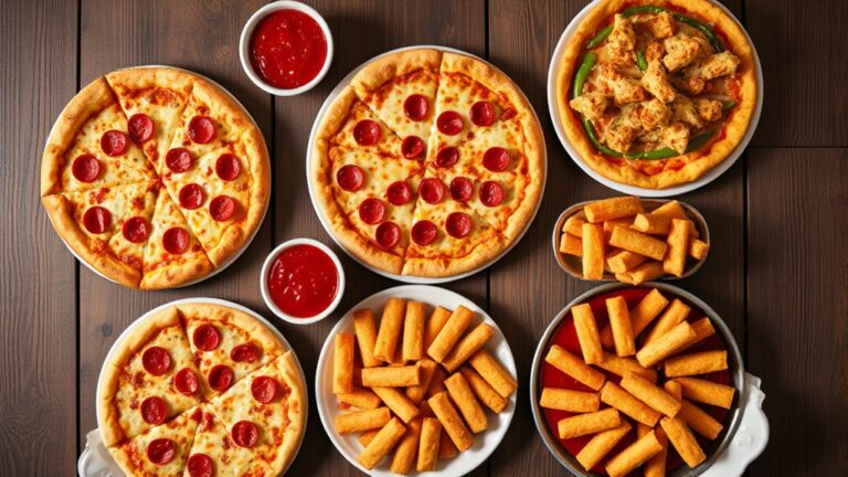 top papa john menu items