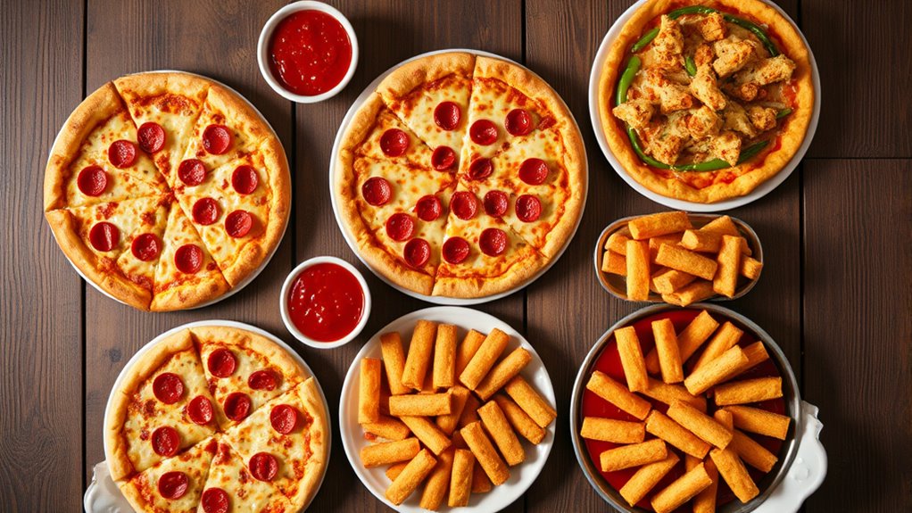 top papa john menu items