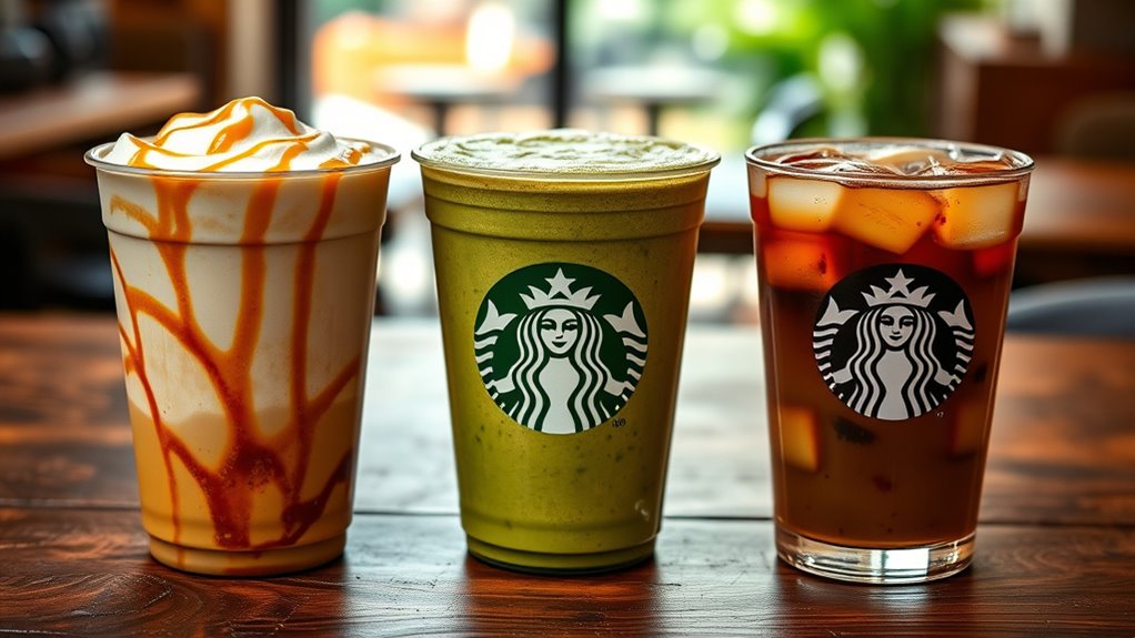 top starbucks menu selections