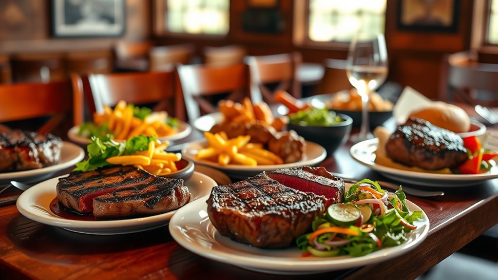 varied menu flexible pricing