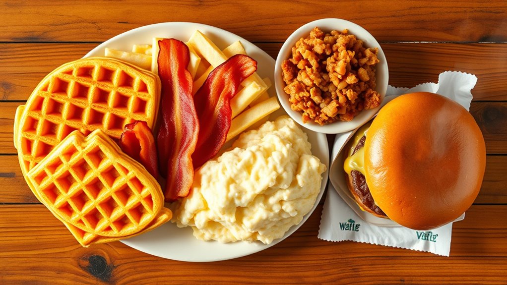 waffle house menu prices