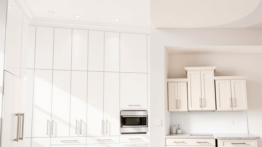 ceiling height influences cabinet choices