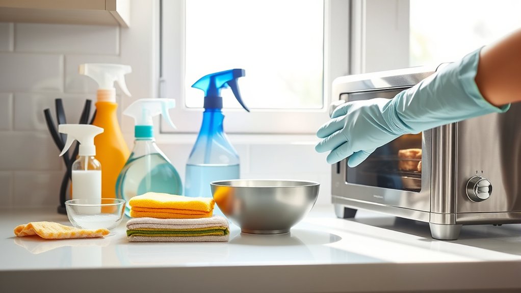 clean kitchen appliances easily