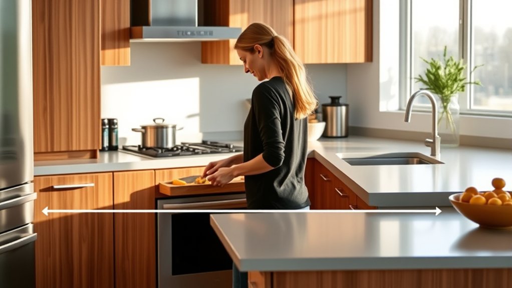 comfortable standard practical height