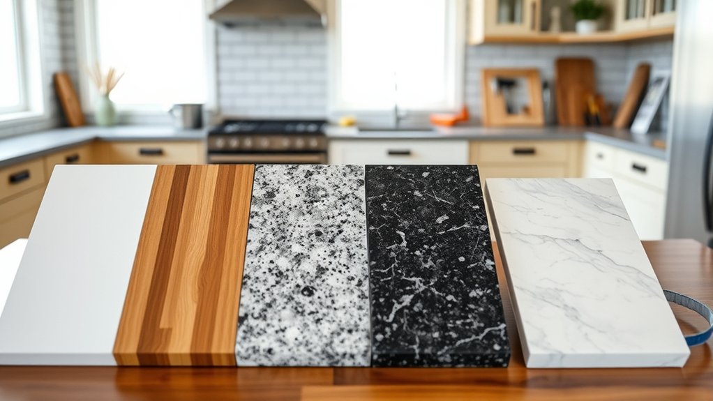 countertop options and costs