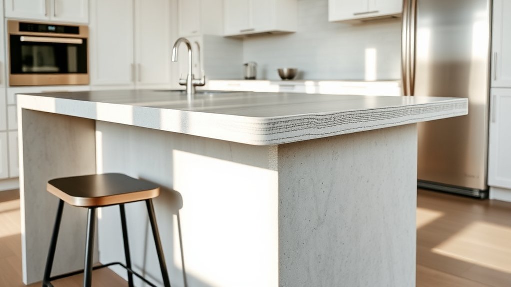 countertop thickness affects height