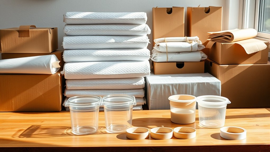 eco friendly packing supplies organization