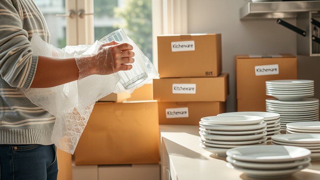 efficient kitchen packing tips