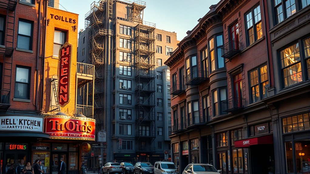 historic neighborhoods vibrant scenes