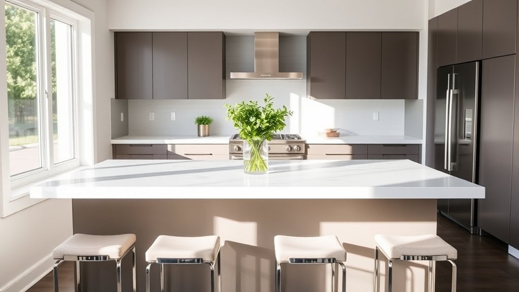 ideal kitchen island height