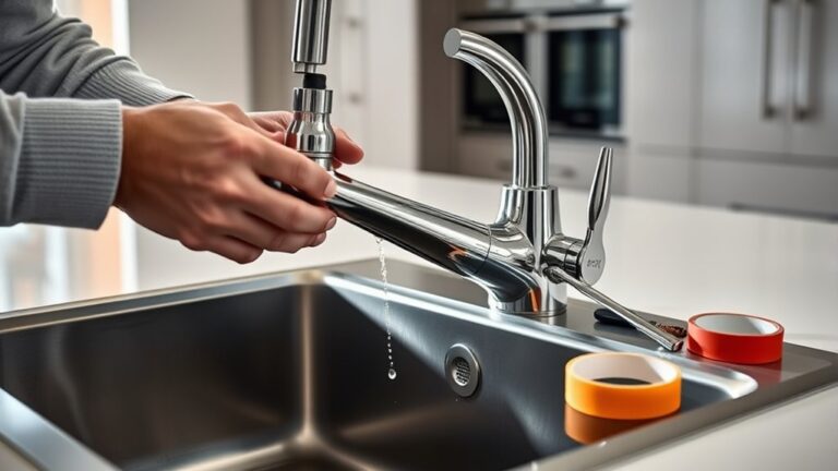 install kitchen faucet easily