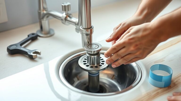 install sink drain step by step