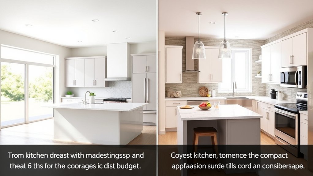 kitchen size influences costs
