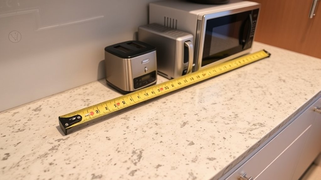 measure appliances before installation