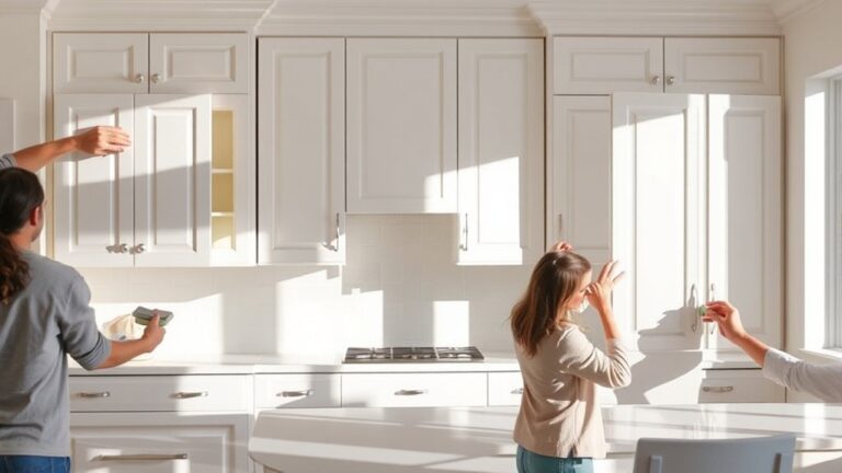 paint kitchen cabinets easily