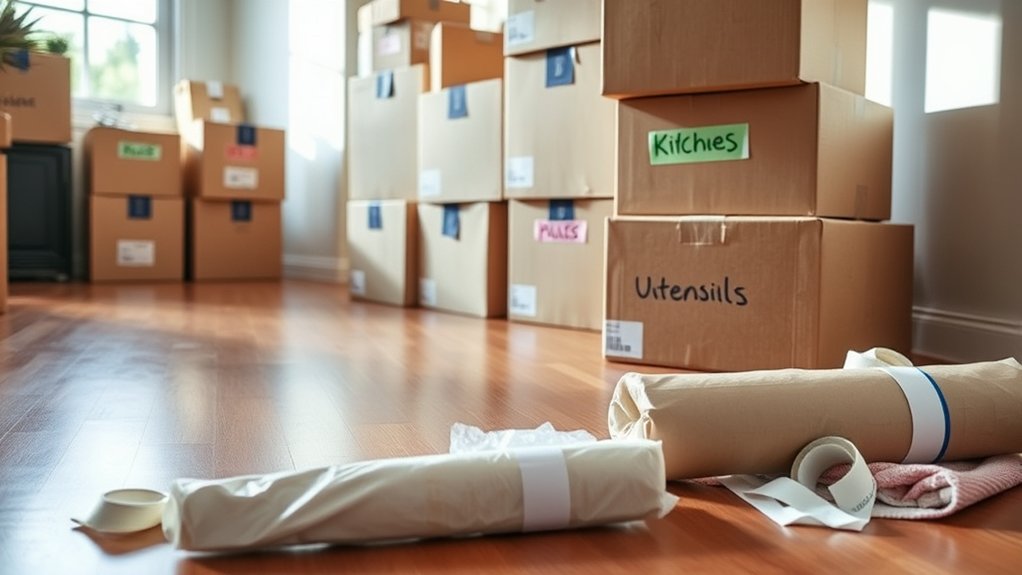 precise color coded labeled organization