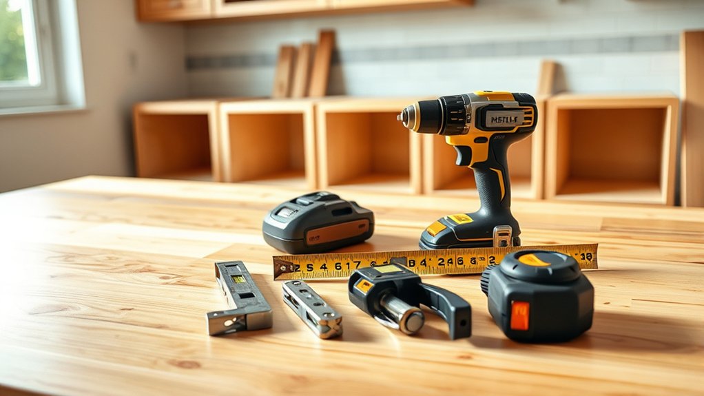 prepare tools and accessories