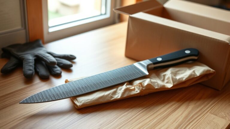 properly discard used knives