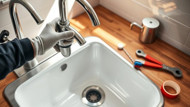 replace sink faucet easily