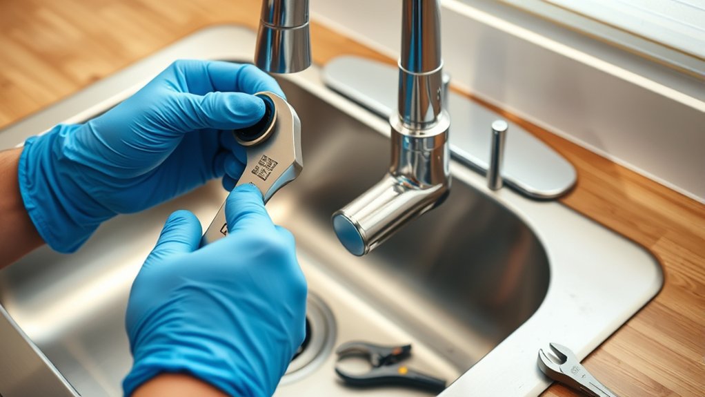 replace sink faucet easily