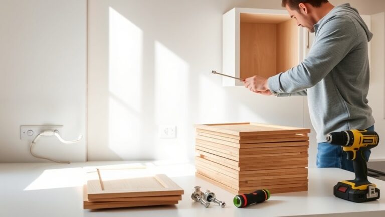 replacing cabinets step by step