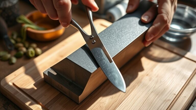 sharpening kitchen shears tips