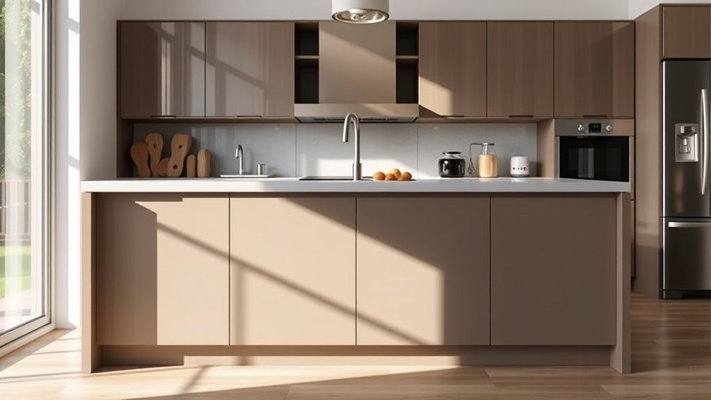 standard kitchen cabinet depth