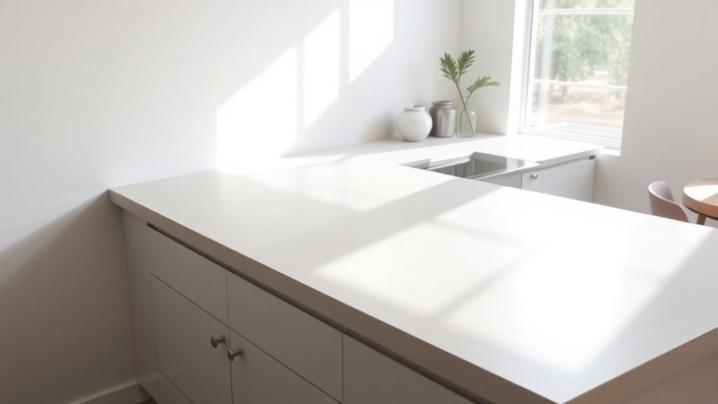 standard kitchen countertop depth