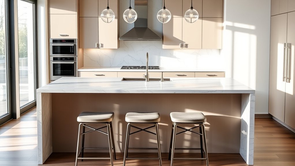 standard kitchen island height