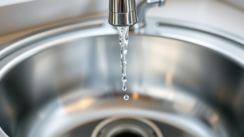 turn off water clear sink